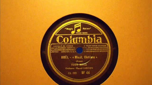 NOEL, Minuit Chretiens - Tino Rossi - 1939 смотреть онлайн