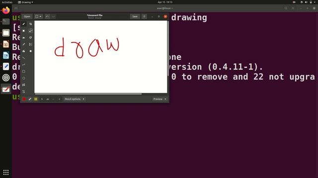 Install Drawing App in Ubuntu with one command. смотреть онлайн