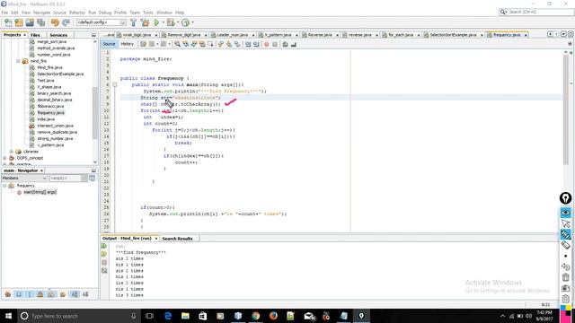 how to find frequency of characters in a string in java hindi смотреть онлайн