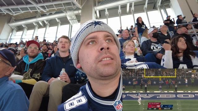 Dallas Cowboys Fans React to Loss Live From Stadium!! - Full Gameday Experience Vlog смотреть онлайн