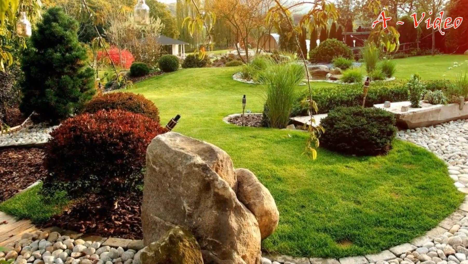 ? Примеры оригинальных ландшафтных композиций / Beautiful Ideas For Landscape Design / A - Video
