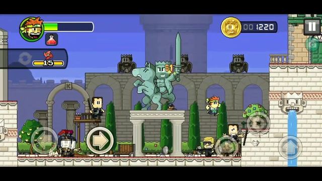 Dan The Man: Action Platformer - Gameplay Walkthrough Part 5 (STAGE 8-2-1) смотреть онлайн