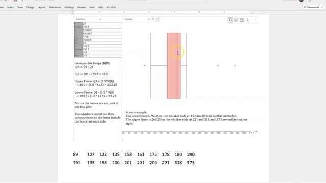 Boxplots -Find Fences and Include Outliers смотреть онлайн