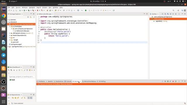Как изменить application context (root path) Spring MVC приложения в среде разработки Eclipse. Java смотреть онлайн