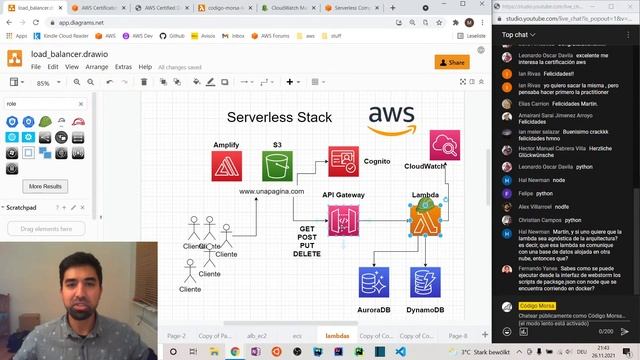 Subiendo en vivo una Lambda en AWS | Nodejs | Python смотреть онлайн