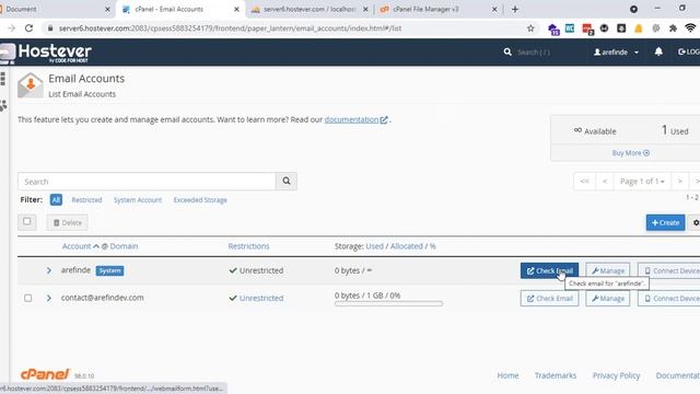 15. Creating email address and getting SMTP information смотреть онлайн