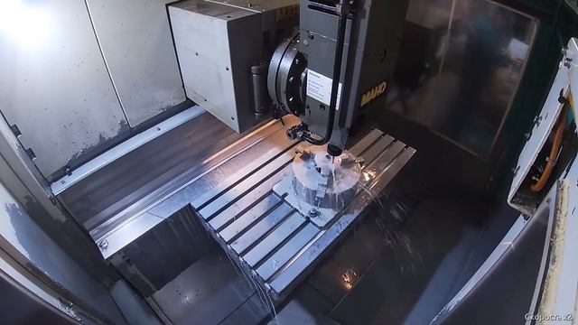 Сверление отверстий вал винта тип "В" смотреть онлайн