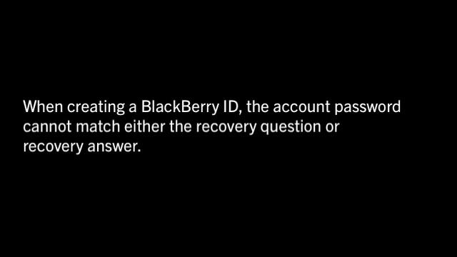 Setting up BlackBerry ID for BlackBerry 7 смотреть онлайн