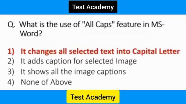 MS-OFFICE repeated MCQS||Computer science||MS-Word,Excel,PowerPoint and MS-Access mcqs #Test_Academ смотреть онлайн