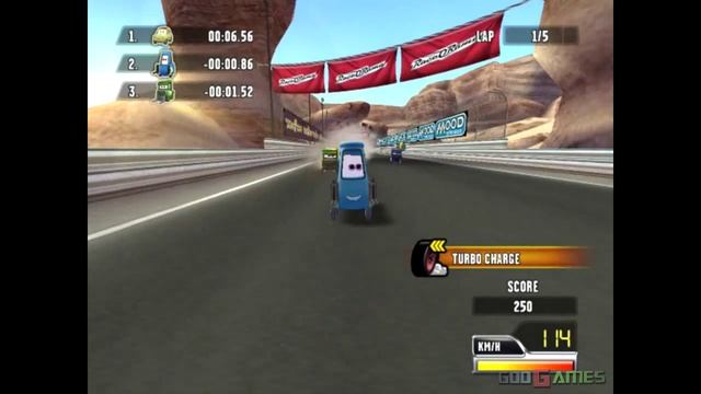 Cars Race O Rama - Gameplay PS2 HD 720P смотреть онлайн