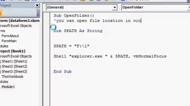 Open Folder form vba | Best way to open file directory from VBA смотреть онлайн