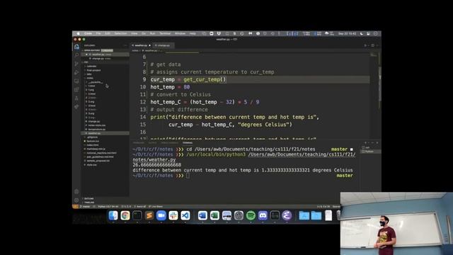 CS 111 Comments, the math module, and assignment practice смотреть онлайн