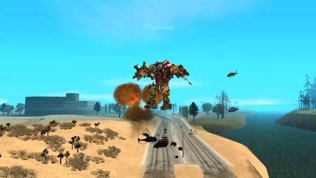 Devastator from Transformers! - GTA San Andreas смотреть онлайн