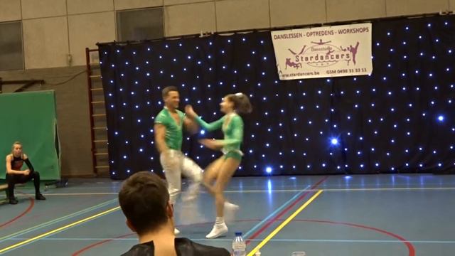 Wedstrijd Stardancers 22.01.2017, Ben Stassen & Minne Geladi Acro смотреть онлайн