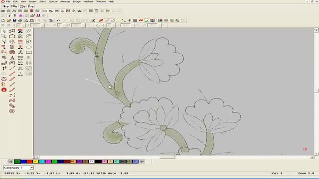 Wilcom Design training || wilcom software Design toutreal || Best embroidery design (pat-14) смотреть онлайн
