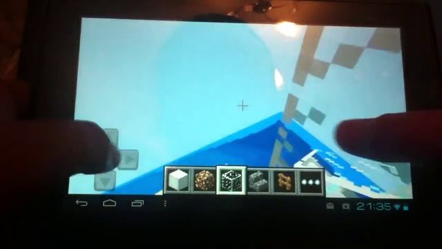 Постройки в Minecraft на планшете
