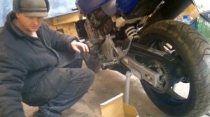 установка воздушного фильтра на Хонда Хорнет 600