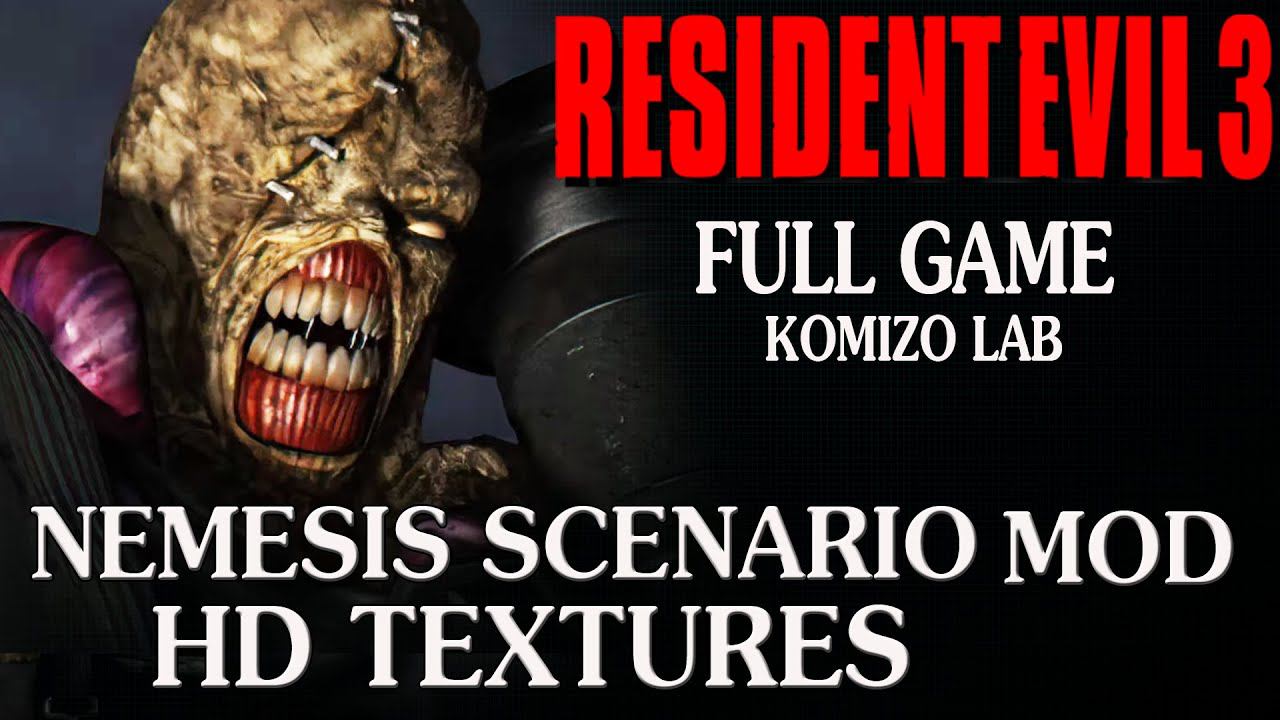 Resident Evil 3 NEMESIS MOD►FULL GAME mod by KomizoLab смотреть онлайн