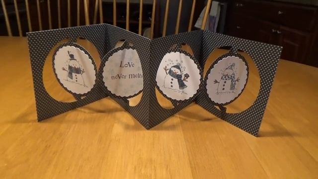 Close to my Heart Snowhaven Karen Burniston Accordion Album dies from Elizabeth Craft Designs смотреть онлайн