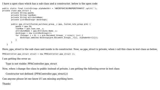 Salesforce: Constructor not defined and Type not visible error смотреть онлайн