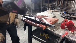 Приспособление для ровного реза кислородным резаком в простом исполнении