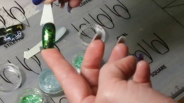 Блестки для ногтей RUTA и Severina. Рыбья чешуя и конфетти. смотреть онлайн