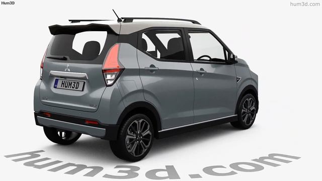 Mitsubishi eK X EV 2023 3D model by Hum3D.com смотреть онлайн