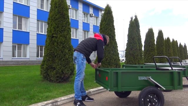 Надежный и большой прицеп для мотоблока! Что лучше: крашеный или оцинкованный? МОБИЛ К ТПМ КОМФОРТ смотреть онлайн