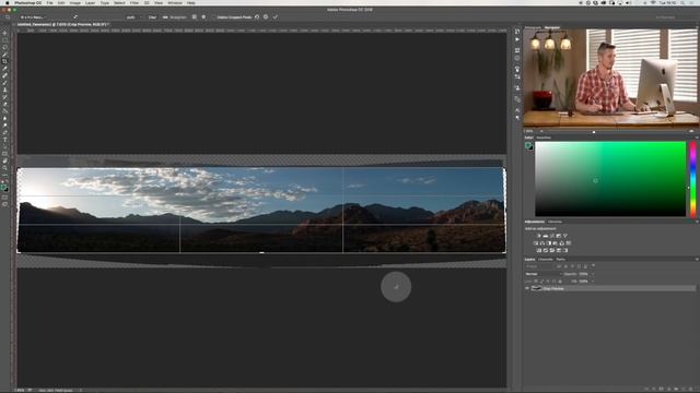 Best way to create a Photoshop Panorama смотреть онлайн