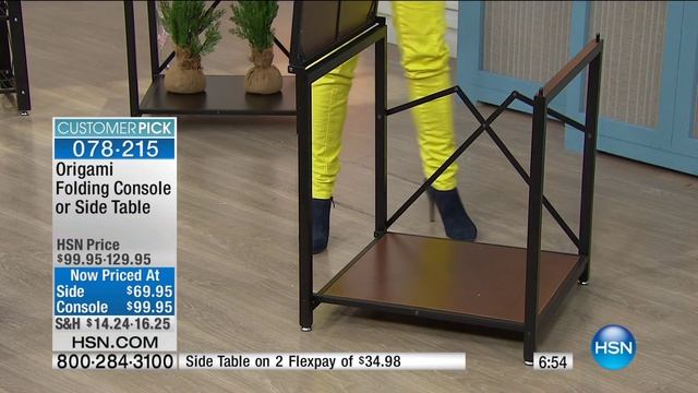 Origami Folding Console Table смотреть онлайн