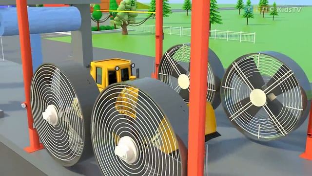 Бульдозер и строительные грузовики для детей | Строительство фермерского водохранилища смотреть онлайн