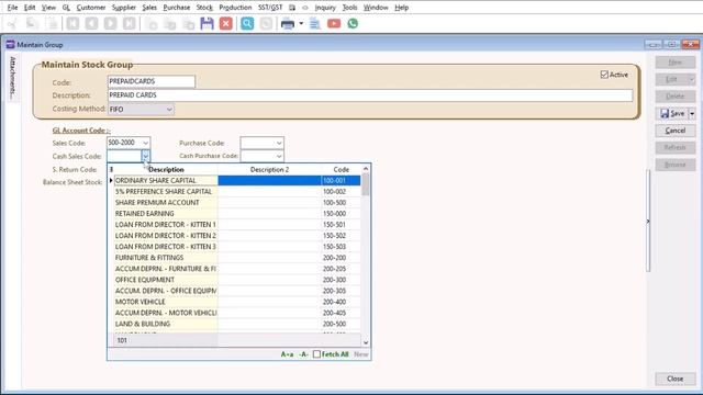 SQL Accounting - How do you create a stock group смотреть онлайн