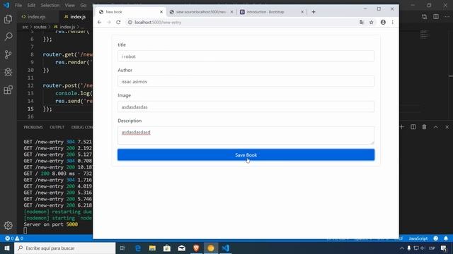Nodejs, Express & JSON | Guardando datos en Archivo JSON смотреть онлайн