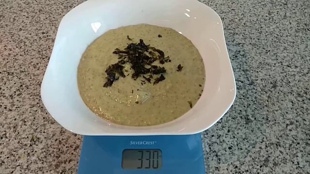 Сливочно-кремовый живой суп.