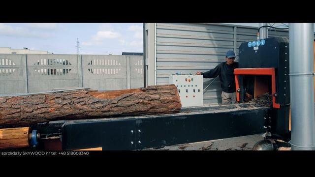 Sawmill line SKYWOOD in Poland смотреть онлайн