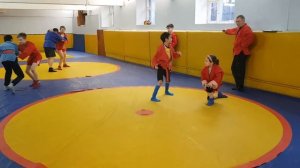 Тренировка самбо девочка 7 лет
