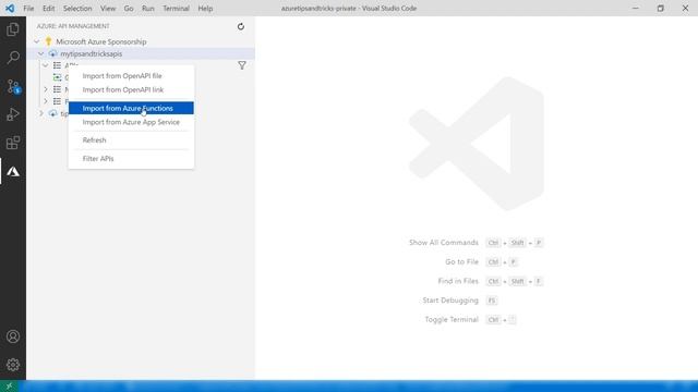 How to use Azure API Management from VS Code | Azure Tips and Tricks смотреть онлайн