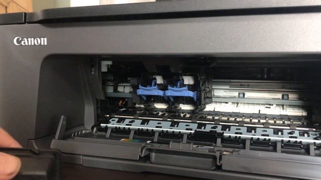 How to: Change the Ink Cartridges on a CANON PIXMA Printer TS3400 Series смотреть онлайн
