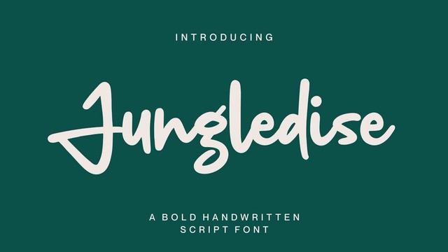 Jungledise Font - Download at YouWorkForThem смотреть онлайн