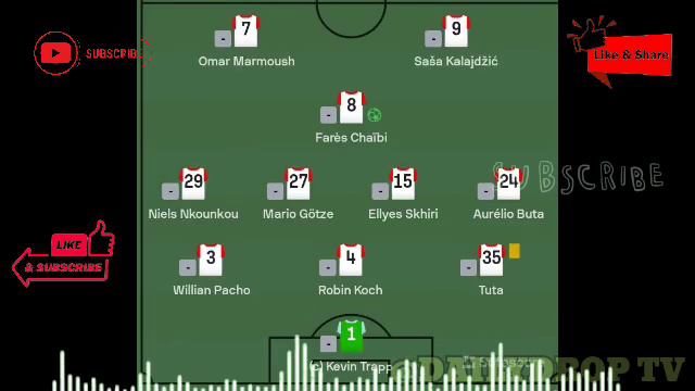 Farés Chaïbi Goal, Royale Union Saint Gilloise vs Eintracht Frankfurt Results смотреть онлайн