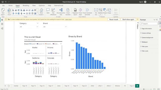Power BI (हिंदी) March 2023- Visual on-Object, Apply all, Clear All смотреть онлайн