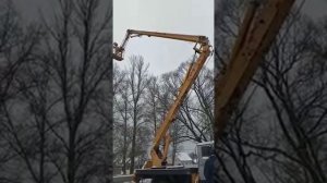 работа автовышки АГП 2204