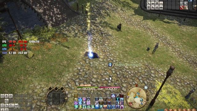 Test in Game Framerate of Final Fantasy XIV on Quadro K2000M (1280x720) смотреть онлайн
