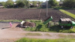 прицеп самосвал с лебёдкой