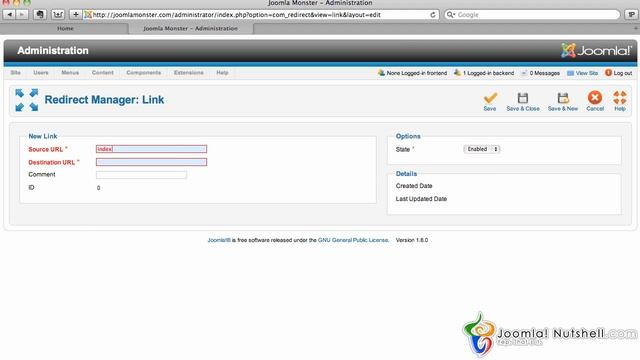 Redirect Manager - Joomla Nutshell 1.6 Tutorials Updated - 2.5 смотреть онлайн