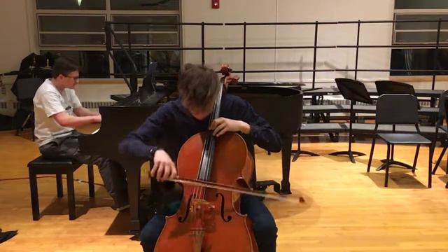 Jackie Todd | Saint-Saëns Cello Concerto No. 1 in A minor | Rehearsal w/ Brian (1/31/19) Take 1 смотреть онлайн