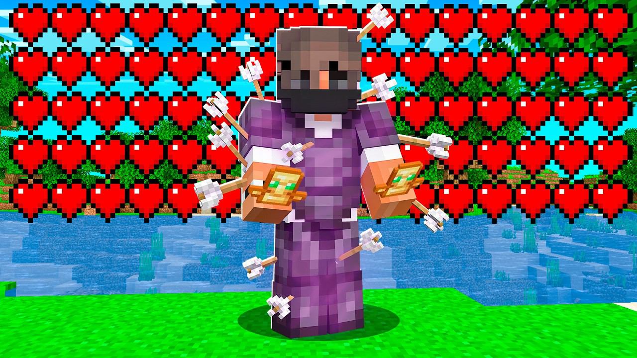 Майнкрафт, но КОГДА Меня БЬЮТ я Получаю 1 ХП.. смотреть онлайн
