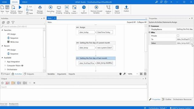 How to get the first and last days of the previous month in UiPath смотреть онлайн