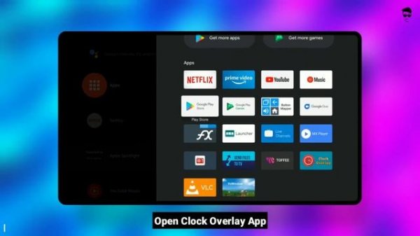 How To Get Clock Overlay On Android TV | Mi Box | Mi TV Stick | Google TV
