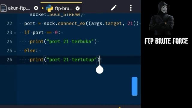 FTP Brute Force coding in android with Python programming смотреть онлайн